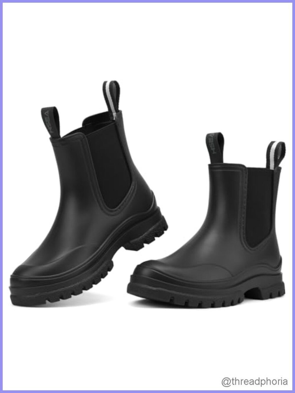 Waterproof Chelsea Rain Boots Ankle Rubber Garden Shoes
